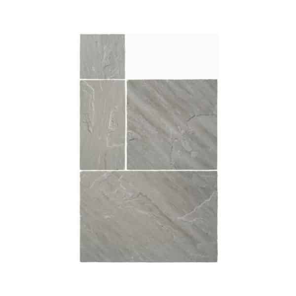 grey Indian sandstone slabs