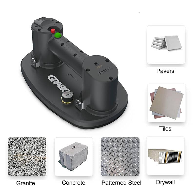 Portable GRABO Heavy-duty Electric Suction Pad with materials