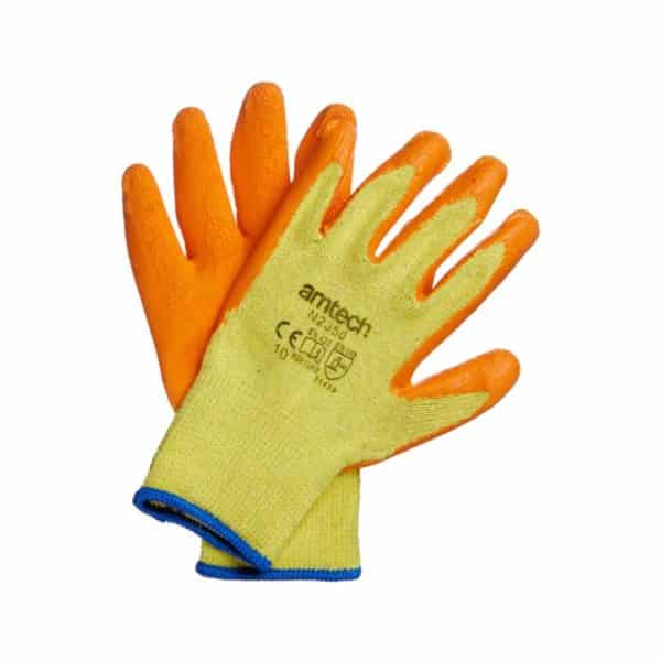 amtech latex heavy duty gloves