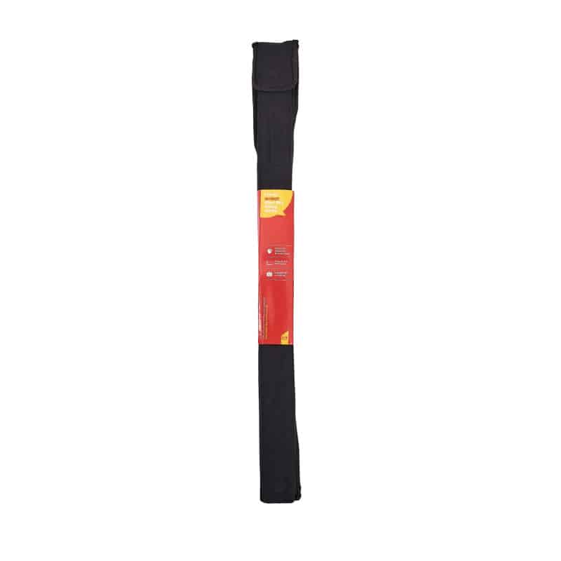 measuring folding square in black etui with red and yellow detailing
