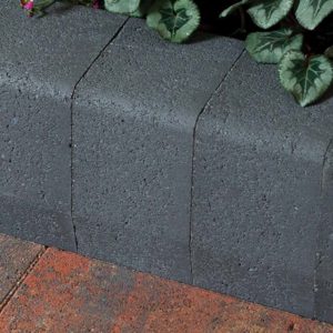 concrete kerb large in charcoal