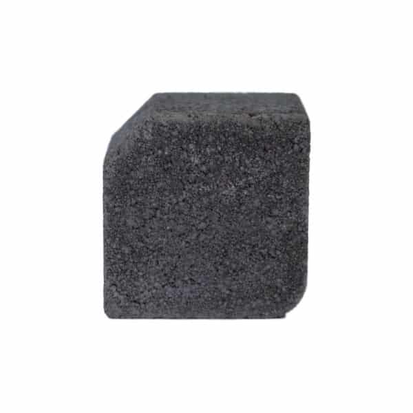 small concrete kerb in charcoal