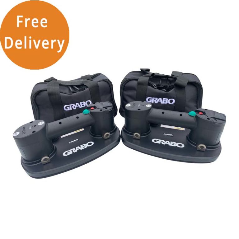 twin pack of grabo plus portable suction lifters